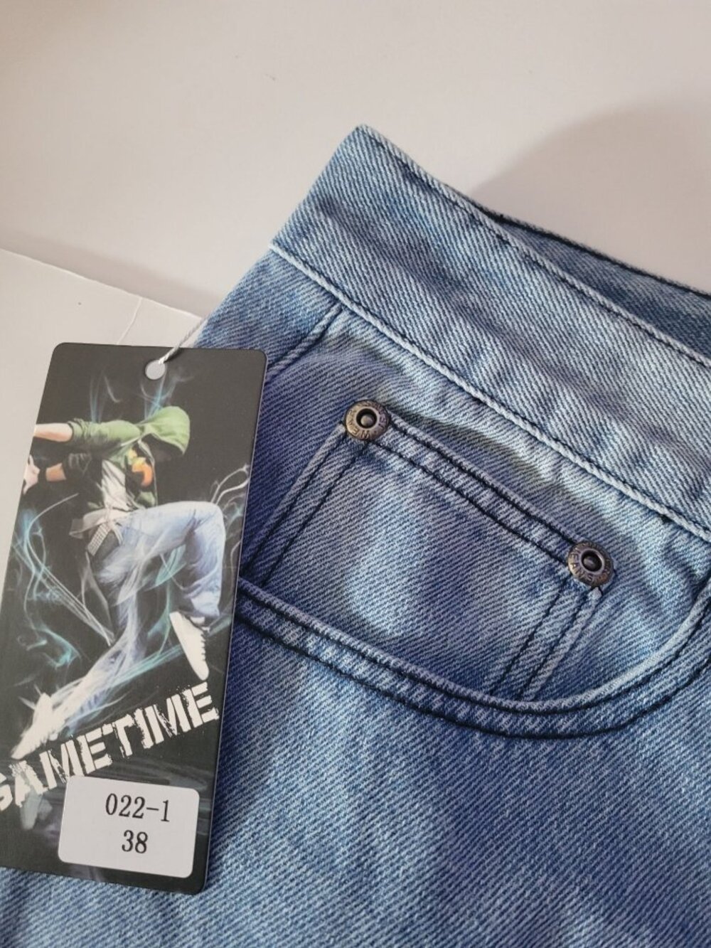 NWT Gametime  Mens Blue Denim Short Size 38 Casual Everyday Wear - Picture 7 of 9